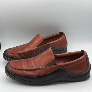 Cole Haan Men's Tucker Venetian Leather Loafer Men’s Size 9M Two Tone Brown